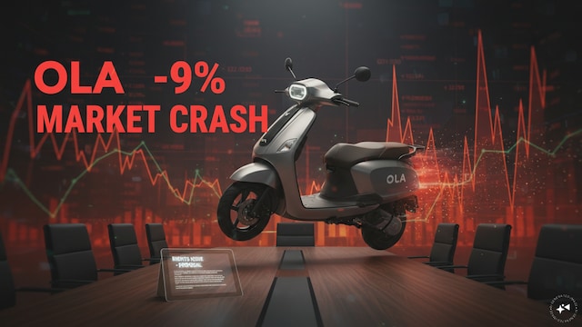 Ola Electric shares fall 9% after four-session rally; board to consider rights issue Ola Electric shares fall 9% after four-session rally; board to consider rights issue