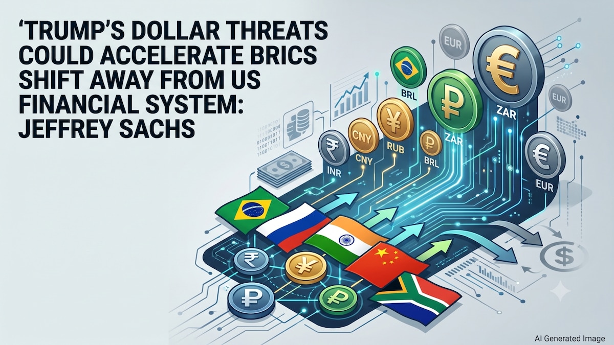 Trump's threats could boost BRICS de-dollarisation: Jeffrey Sachs