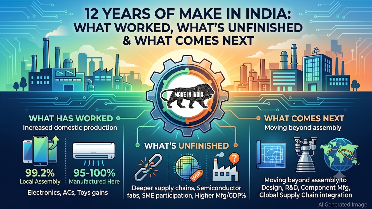 Make in India at 12: Gains, Gaps and Next Steps