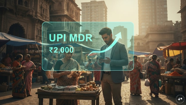  UPI MDR: New framework for certain transactions above ₹2,000. (Image AI)
