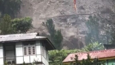 Sikkim landslides. (Image X)