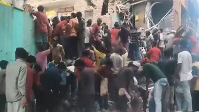 Multi-Storey Building Collapses in Delhi Seemapuri Area with Several Feared Trapped