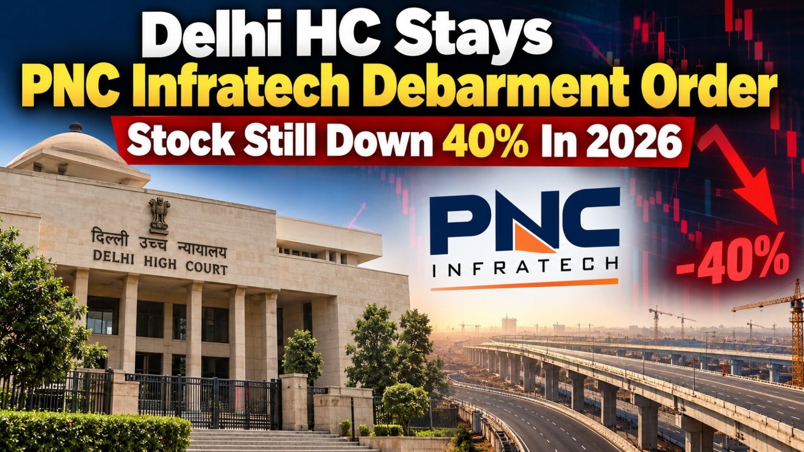 PNC Infratech shares in focus after Delhi High Court stays three-year NHAI ban