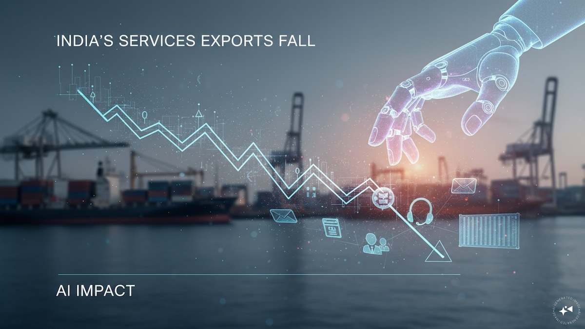 India's services exports fall in September after record year, AI weighs on growth