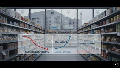 Japan Household Spending Falls for Ninth Month Despite Rising Wages
