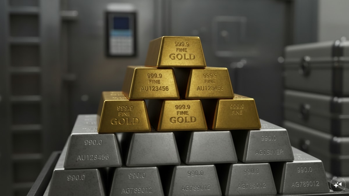 Gold, silver fall up to 2.4% on MCX amid global bullion selloff