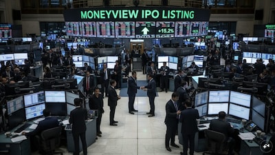 Moneyview Shares Soar 62% on NSE Debut, Valued at ₹55