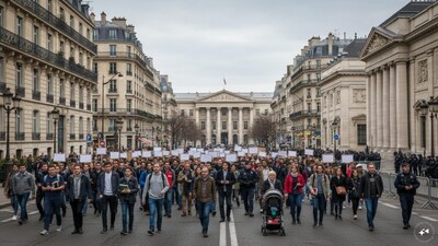 Cost-of-Living Protests Sweep Across Europe from France to Portugal