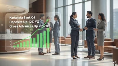 Karnataka Bank's Advances Soar Nearly 25% in Q2, Deposits Up 12%
