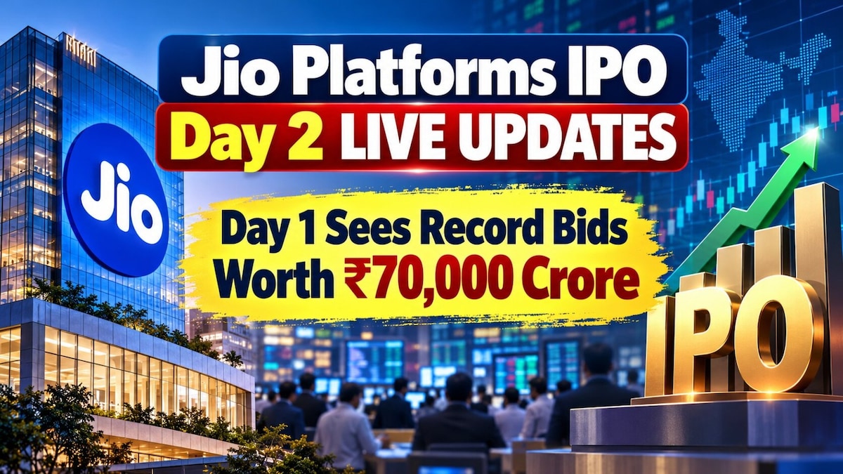 Jio Platforms IPO Day 2 LIVE Updates: Bids set to cross ₹1 lakh crore after record first day