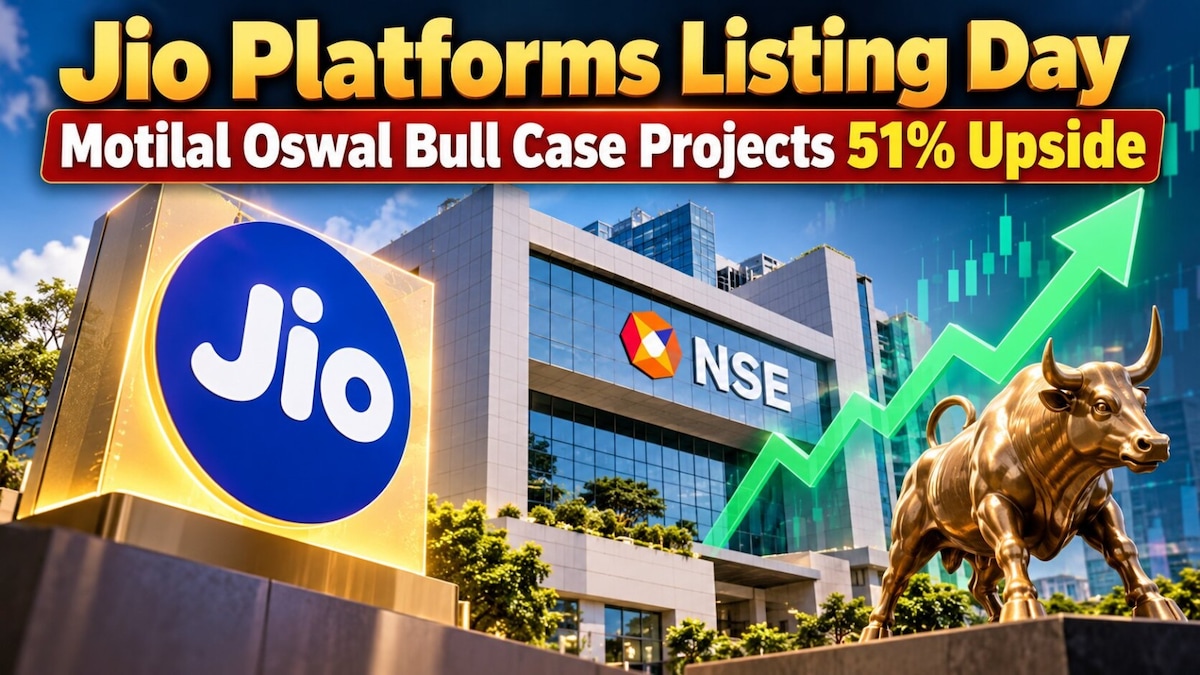 Jio Platforms share price could rise 51% in a bull case scenario, Motilal Oswal projects on listing day