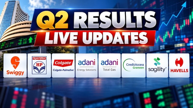 Q2 Results LIVE Updates: Eternal, Indian Hotels react to earnings; HPCL, Colgate-Palmolive report today Q2 Results LIVE Updates: Eternal, Indian Hotels react to earnings; HPCL, Colgate-Palmolive report today