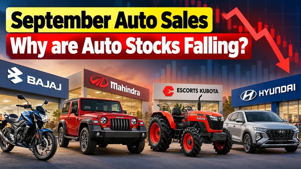 Explained - Why Auto stocks, led by Bajaj fell up to 7% after their September sales numbers