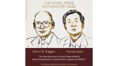 Henri Kagan and Kenso Soai Win 2026 Nobel Prize in Chemistry