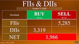 FIIs sell ₹5,285 crore of Indian shares, while DIIs buy ₹3,319 crore as market rallies FIIs sell ₹5,285 crore of Indian shares, while DIIs buy ₹3,319 crore as market rallies