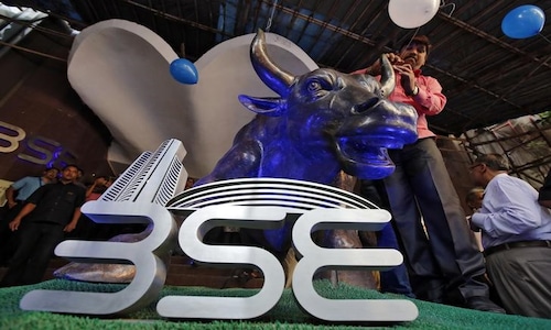 Sensex up by 1,000 points, Nifty above 11,700; Banks gain most