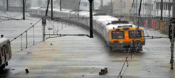 Monsoon arrives in Mumbai; suburban trains running late