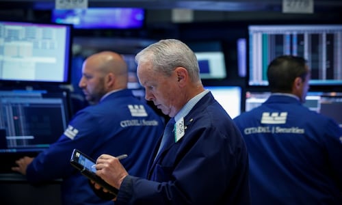 Investors flee stocks on global worries, Treasuries rise