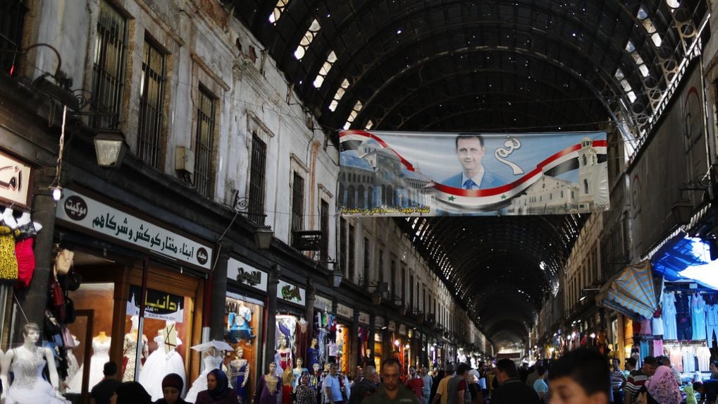 Assad's Victory Posters Crowd Damascus Streets