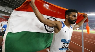 Arpinder Singh bags gold in men's triple jump