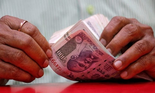 US dollar ends sharply lower against rupee