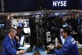 Wall Street climbs as financials snap five days of losses