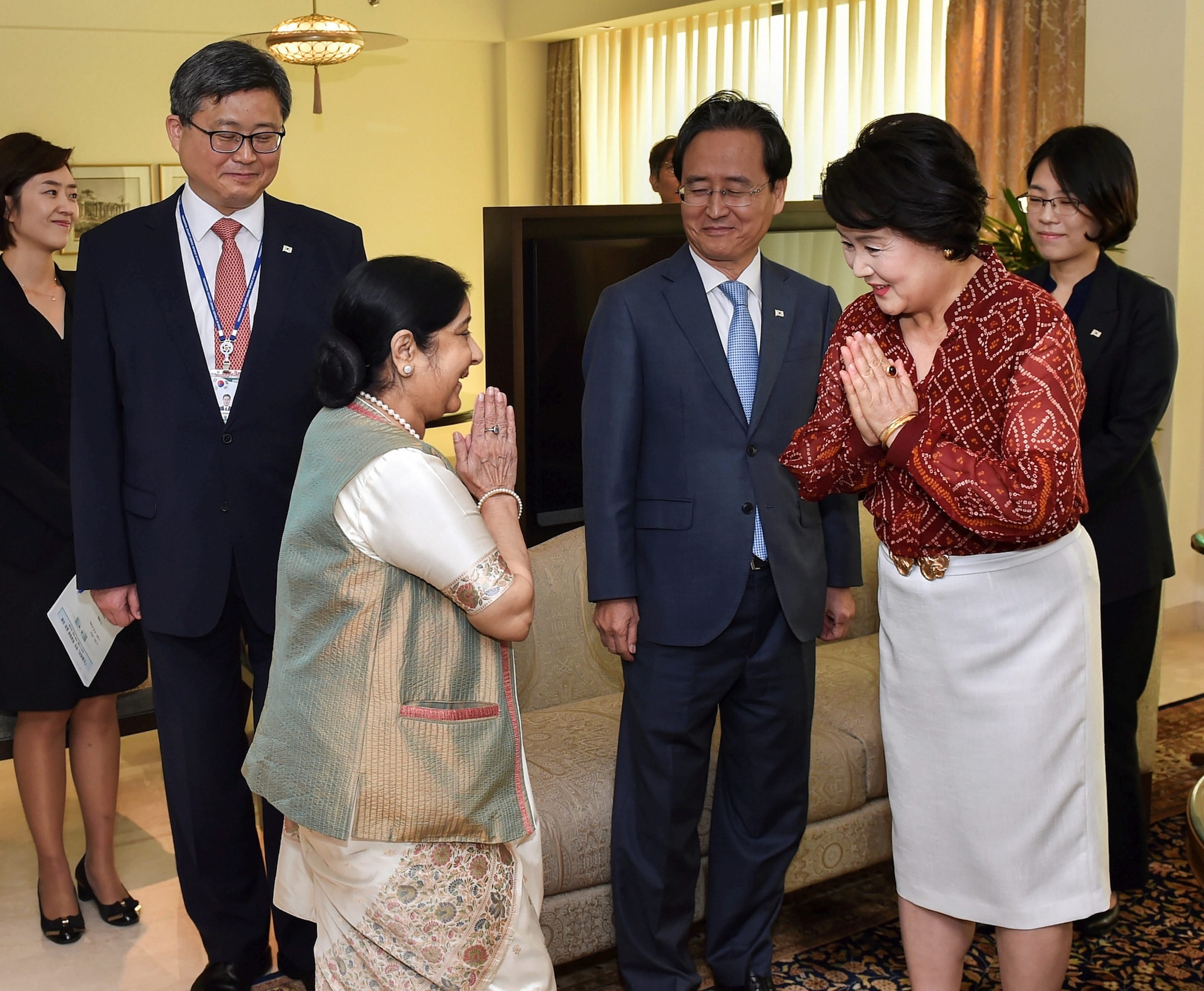 South Korean First Lady Kim Jung-sook shares a deep connection with ...