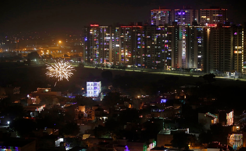 Free-for-all Diwali fireworks despite Supreme Court order as pollution ...