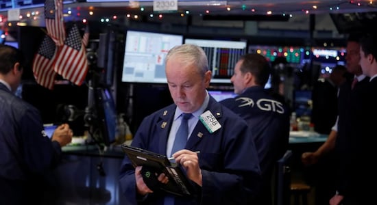 Upbeat data, trade hopes lift Wall Street