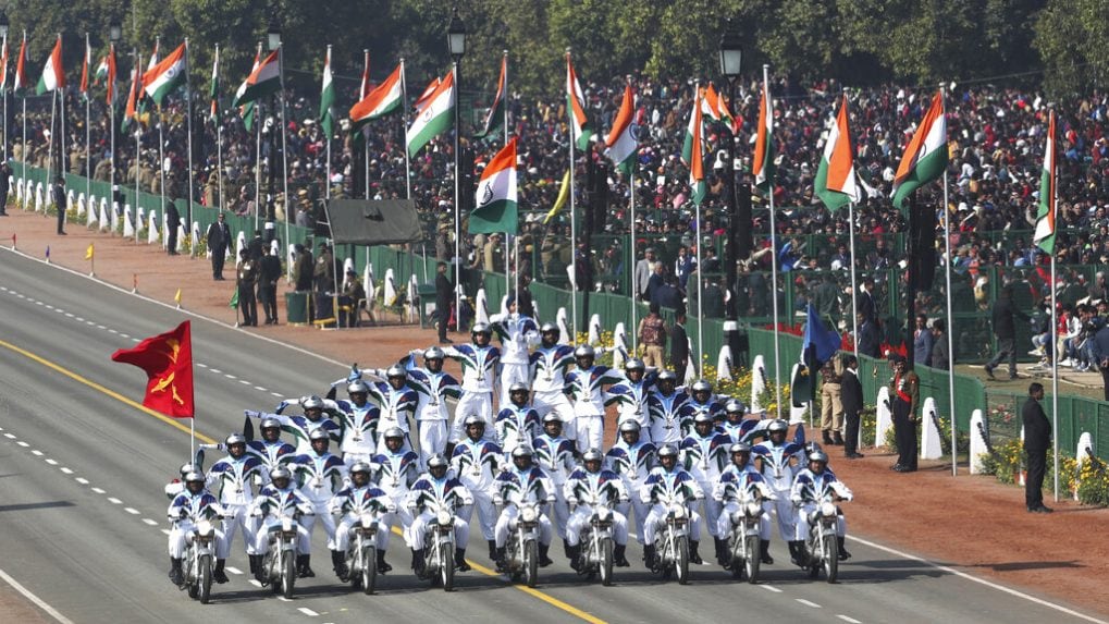 Republic Day Parade Rehearsals In Full Swing At Delhis Kartavya Path 