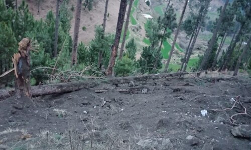 Balakot camp located on bank of Kunhar river in KPK, also used by Hizbul