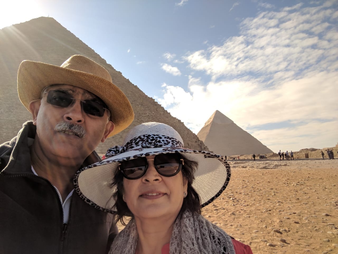 Meditating inside the Great Pyramid of Giza