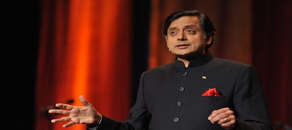 Shashi Tharoor says his cropped image with Mahua Moitra circulating on X
