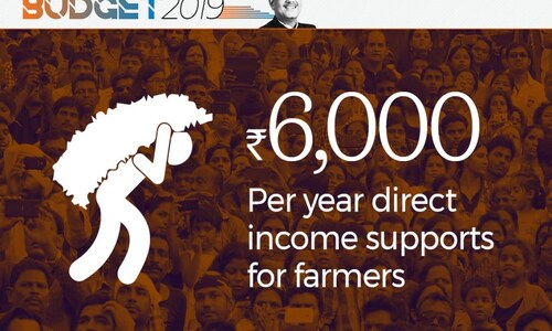 Rs 6,000 per year for farmers