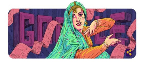 Google doodle celebrates 86th birthday of Bollywood actress Madhubala