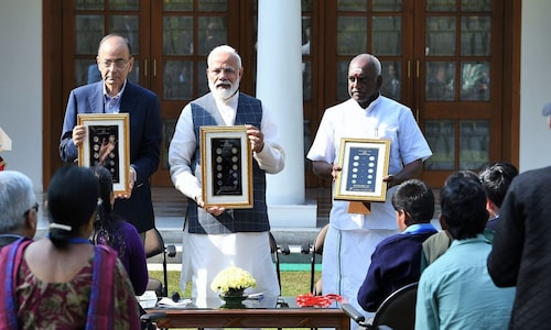 Narendra Modi unveils visually impaired friendly coins. Find out the details here