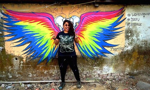 Ladies First: Street graffiti art in India gets an unexpected helping hand