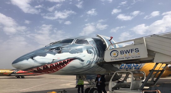 Embraer unveils shark-faced E190-E2 commercial jet in India - CNBC TV18