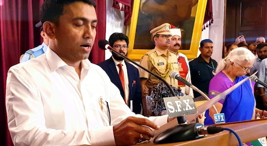 Pramod Sawant sworn in as Goa CM, allies extract pound of flesh