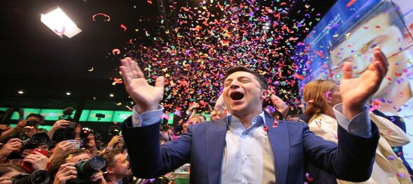 Landslide election victory thrusts Ukrainian comedian into limelight