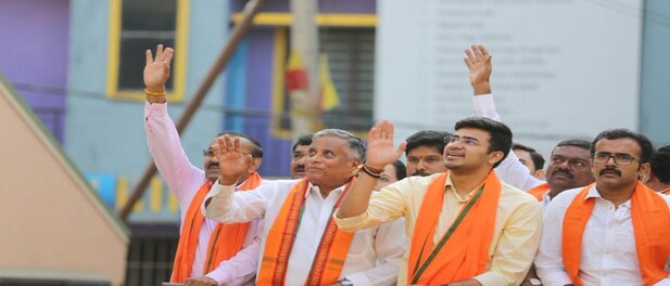 Lok Sabha Election Results 2019: BJP's Tejaswi Surya wins Bangalore South seat in Karnataka against Congress' BK Hariprasad