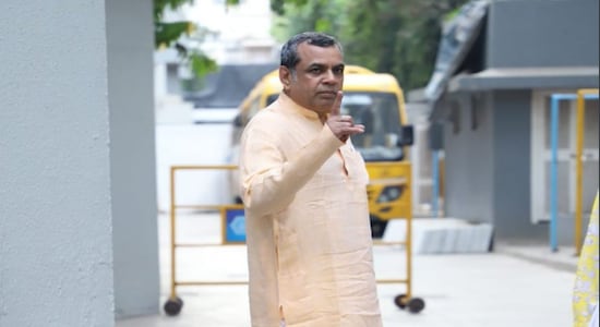 Actor and politician, Paresh Rawal, voted on Monday from Mumbai. Following the 2014 General Elections, he is an MP in the Lok Sabha representing the Ahmedabad East constituency. (stock image)