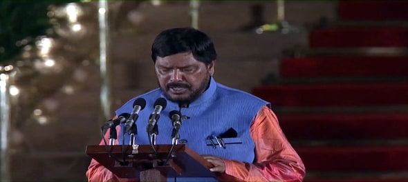 Union min Athawale lends support to civic staff agitating over due salaries