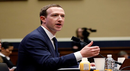 FILE PHOTO: Facebook CEO Mark Zuckerberg testifies before a House Energy and Commerce Committee hearing regarding the company’s use and protection of user data on Capitol Hill in Washington, U.S., April 11, 2018. REUTERS/Aaron P. Bernstein/File Photo FILE PHOTO: Facebook CEO Mark Zuckerberg testifies before a House Energy and Commerce Committee hearing regarding the company’s use and protection of user data on Capitol Hill in Washington, U.S., April 11, 2018. REUTERS/Aaron P. Bernstein/File Photo