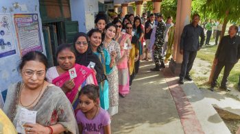 Voter Turnout Phase 6: Delhi records 8% polling till 9 AM, 9% in UP