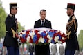 France's Emmanuel Macron marks Victory Day at Tomb of Unknown Soldier in Paris