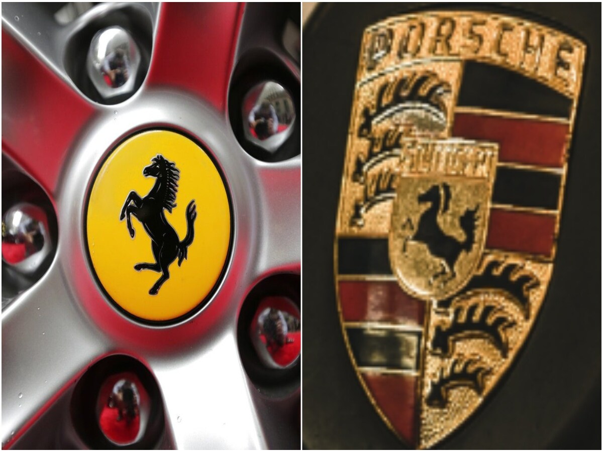 Interesting Porsche Emblem Vs Ferrari Photos