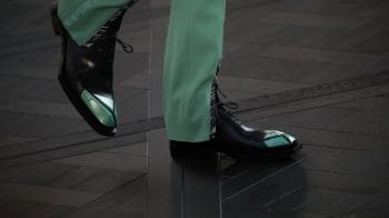 Dior brings art to Paris fashion for sculpted men’s show