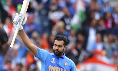 Cricket World Cup in photos: India on way to mammoth total against Pakistan before rain plays spoilsport