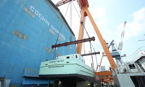Cochin Shipyard Q2 net profit falls 48% to Rs 108 cr